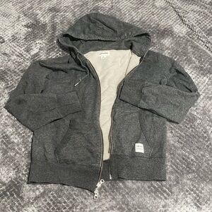 Grey Converse zip up